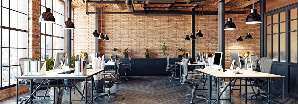 Bureau En Métal Dans Un Style Industriel - Déco brocante